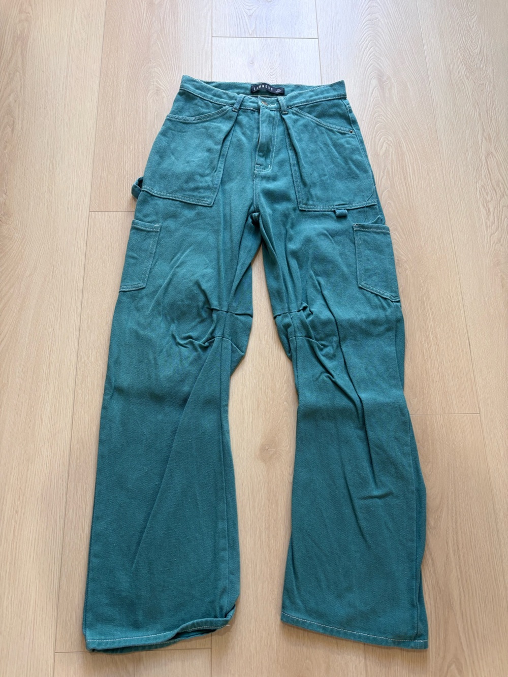 Lioness Teal Cargo Utility Pants
